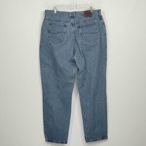 Vintage Lee Jeans  Tapered Leg Mom Jeans  Dark Label Women's Size 18S